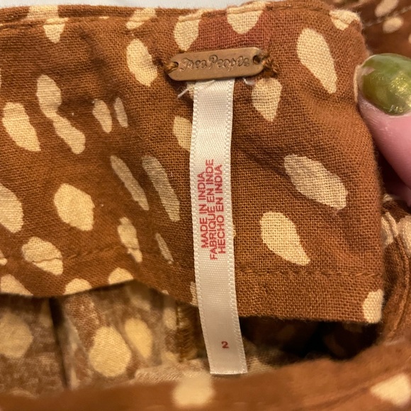 Free People fawn printed shorts set with vest - Picture 5 of 6